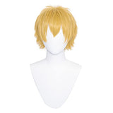Long Straight Pink Wig for Power Chainsaw Man Cosplay Costume Hair with Horns Hairpin and Wig Cap