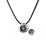 Custom Photo Projection Necklace I Love You in 100 Languages Necklace for Men