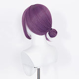 Long Straight Pink Wig for Power Chainsaw Man Cosplay Costume Hair with Horns Hairpin and Wig Cap