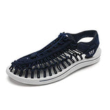 Men's Sandals Fashion Hand-Woven Breathable Casual Beach Shoes Outdoor Sandals