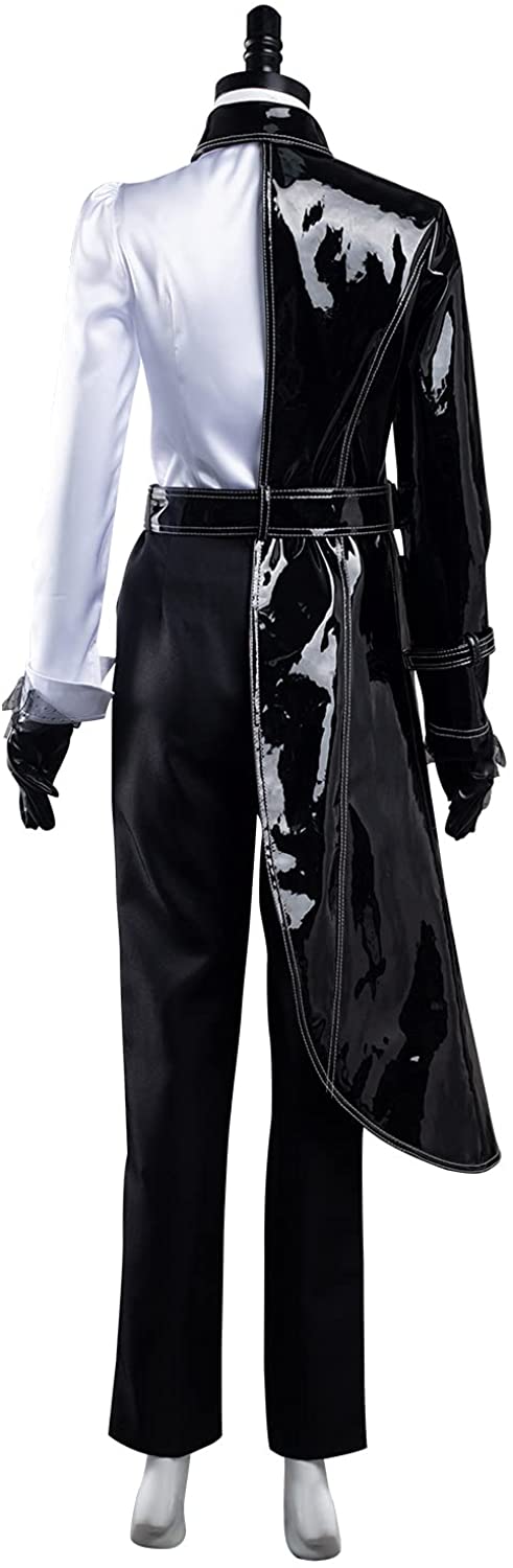 Cruella Devil Cosplay Costume Women Dress Cruella De vil Coat Cosplay Uniform Outfit Halloween for Women Men Gift