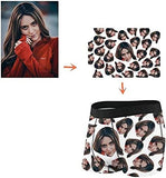 Printed Girlfriend Portrait, Customized Men's Underwear, Boxer Briefs (S-XXL)