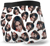 Printed Girlfriend Portrait, Customized Men's Underwear, Boxer Briefs (S-XXL)