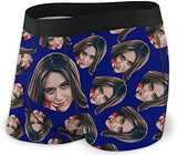Printed Girlfriend Portrait, Customized Men's Underwear, Boxer Briefs (S-XXL)