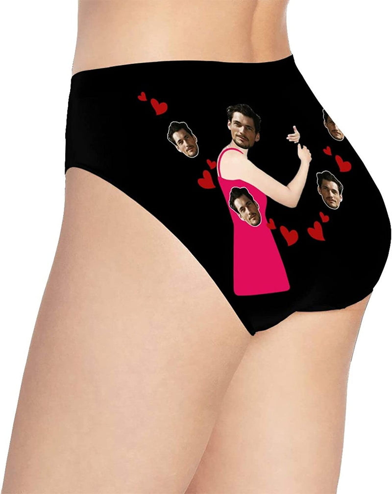 Personalized Face Ladies Panties Underwear Custom Face Underwear