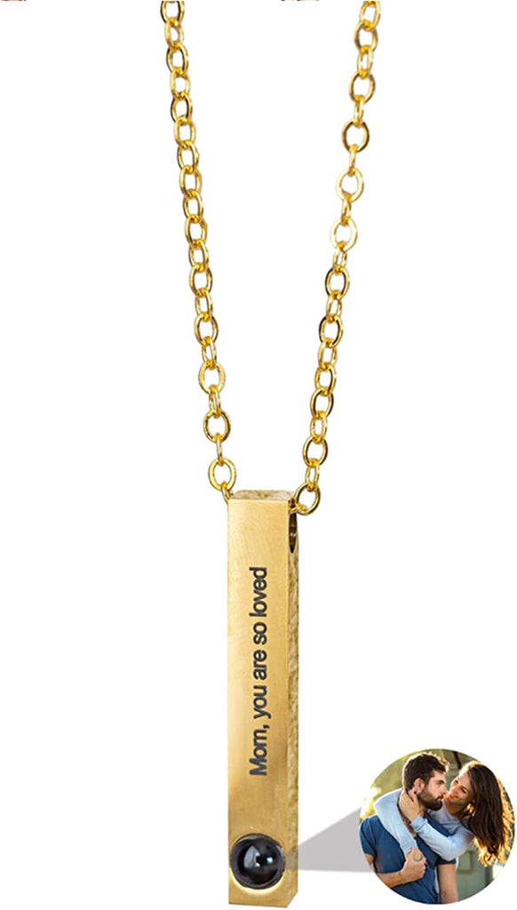 Engraved Vertical Bar Necklace – Prime & Pure