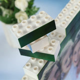 Personalized Building Block Photo Puzzle Living Room Bedroom Photo Ornaments Memory Photo Frame Souvenirs Desktop Ornaments Decor