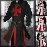 Medieval Templar Knight Crusader Surcoat Sleeveless Reenactment