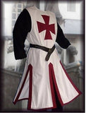 Medieval Templar Knight Crusader Surcoat Sleeveless Reenactment