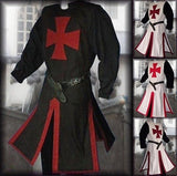 Medieval Templar Knight Crusader Surcoat Sleeveless Reenactment