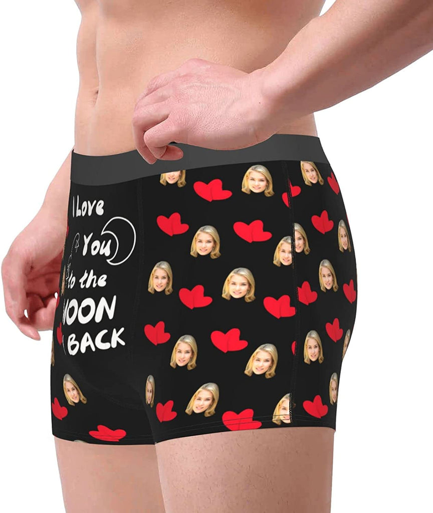 Funny Underwear Personalized Love Heart Personalized Custom Face