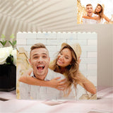 Personalized Building Block Photo Puzzle Living Room Bedroom Photo Ornaments Memory Photo Frame Souvenirs Desktop Ornaments Decor