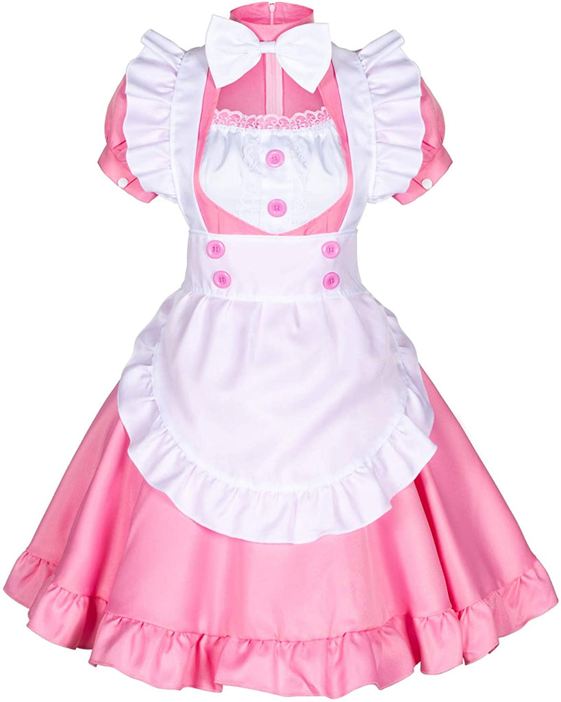 Japanese Anime Sissy Maid Dress Cosplay Sweet Classic Lolita Fancy Apron Maid Dress with Socks Gloves Set, Type1 / (Asia 4XL) Fit Weight 160-185Lbs Japanese Anime Sissy Maid Dress Cosplay Sweet Classic Lolita Fancy Apron Maid Dress with Socks Gloves Set, Type1 / (Asia 4XL) Fit Weight 160-185Lbs