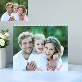 Personalized Building Block Photo Puzzle Living Room Bedroom Photo Ornaments Memory Photo Frame Souvenirs Desktop Ornaments Decor