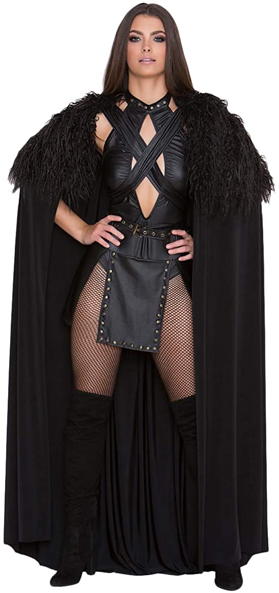 Premium Sexy Northern Queen Medieval Halloween Warrior Women Cosplay Costume