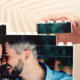 Personalized Building Block Photo Puzzle Living Room Bedroom Photo Ornaments Memory Photo Frame Souvenirs Desktop Ornaments Decor