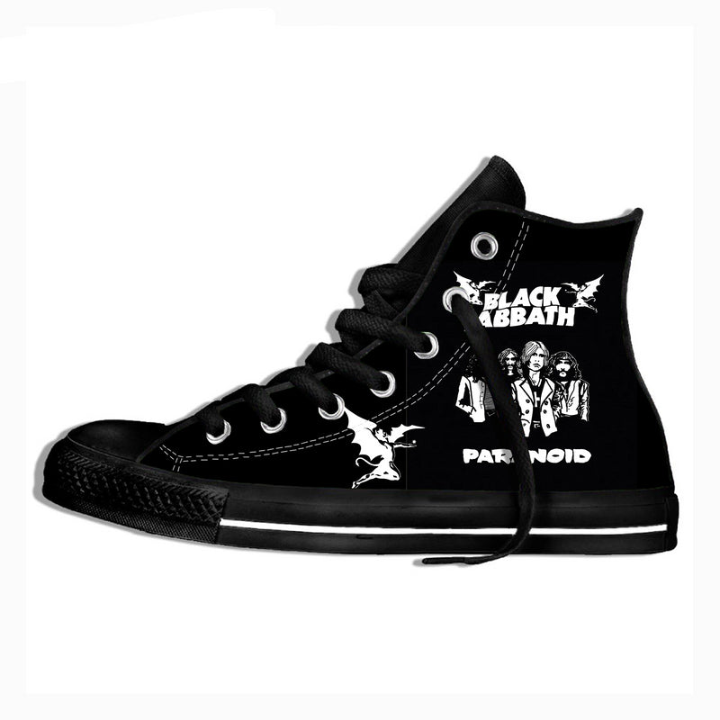 Black Sabbath Metal Music Rock Band Custom Made Outdoor Comfortable Air Light Mesh Fashion Casual Shoes