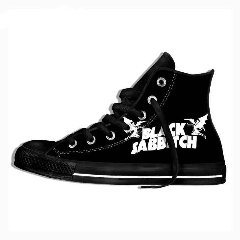 Black Sabbath Metal Music Rock Band Custom Made Outdoor Comfortable Air Light Mesh Fashion Casual Shoes