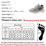 Spring Trend Women Transparent Sneakers Harajuku Ladies Platform Jelly Shoes Laser Casual Shoes Shining Running Footwear